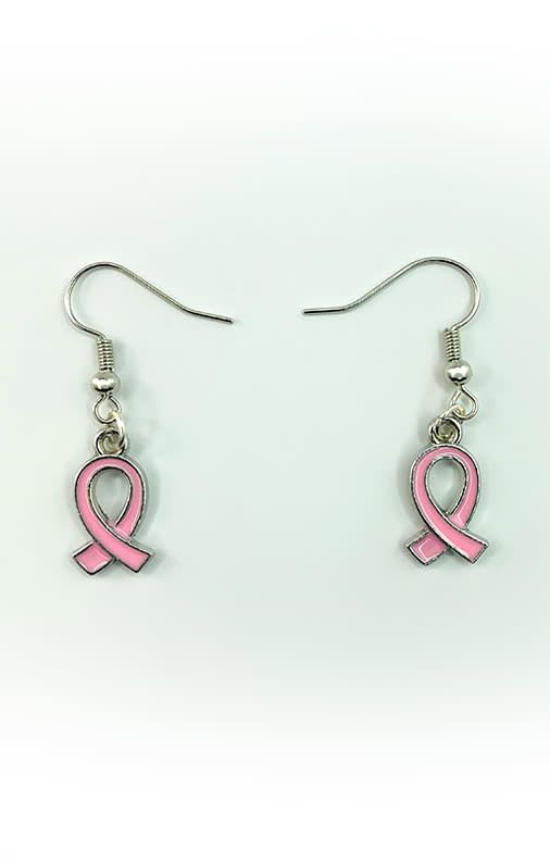 Earrings Breast Cancer Symbol