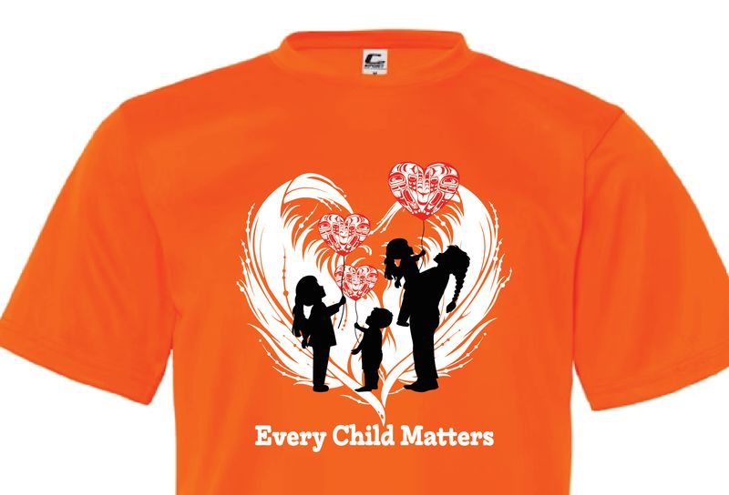 Orange Heart Balloon t-shirt