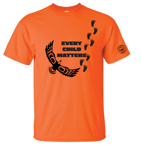Orange Footprints T-Shirt