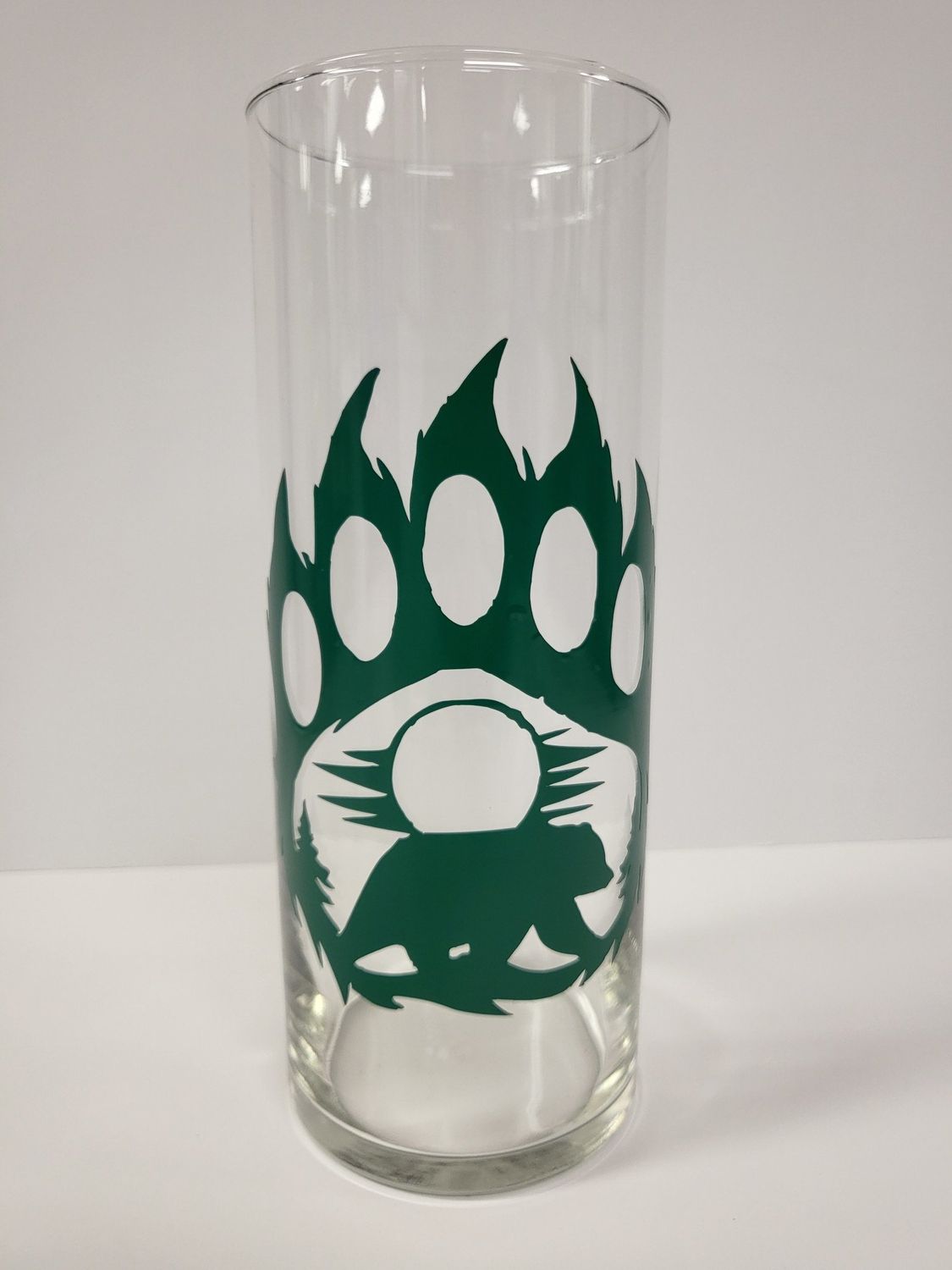 Bear Paw Green Vase