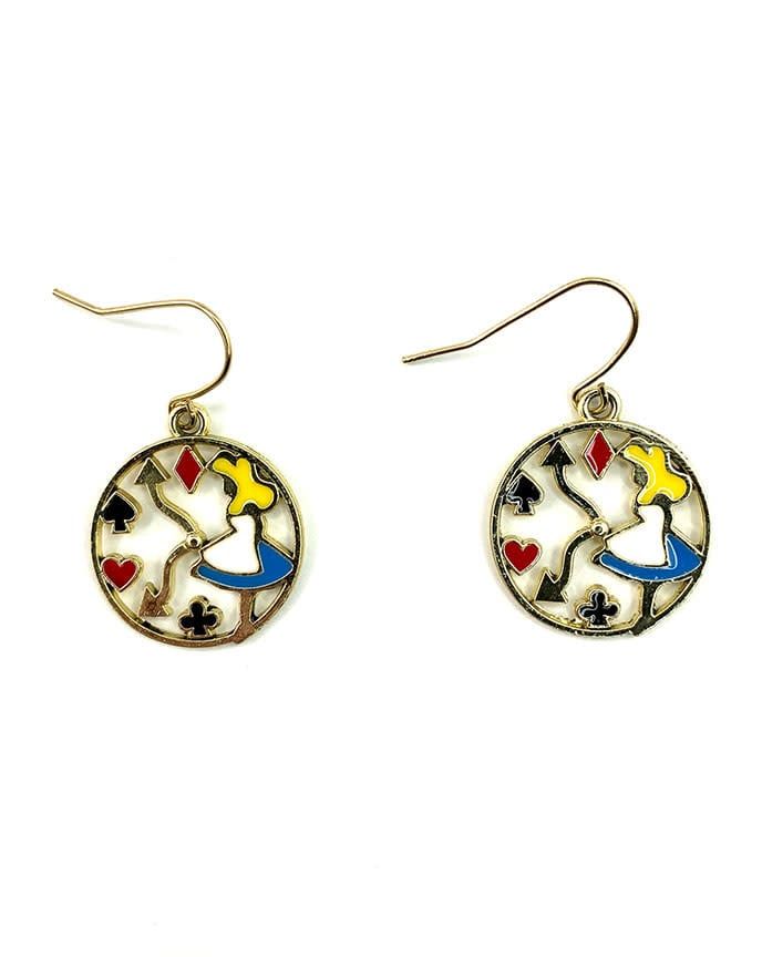 Earrings Alice Clock