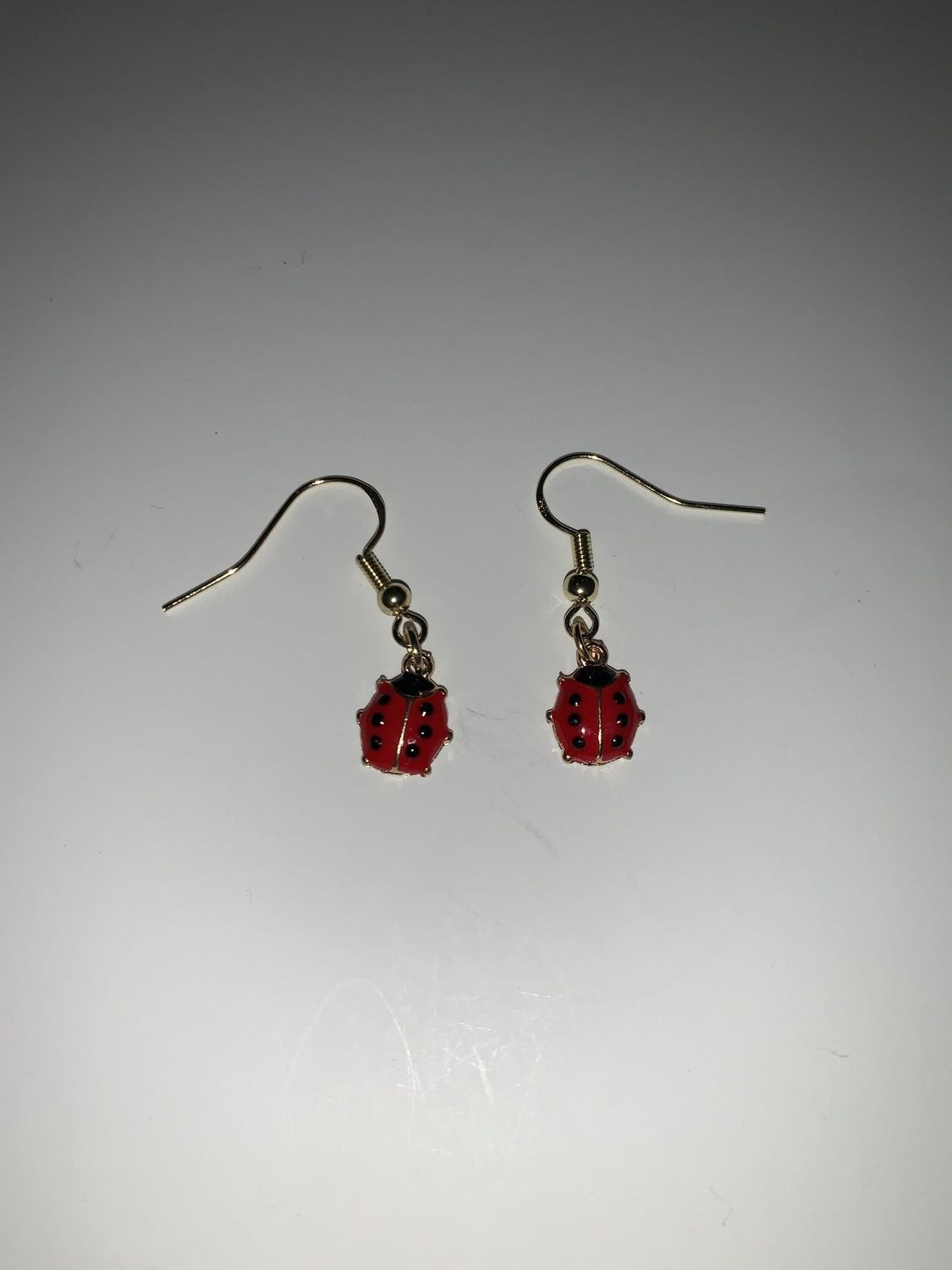 Earrings Ladybugs