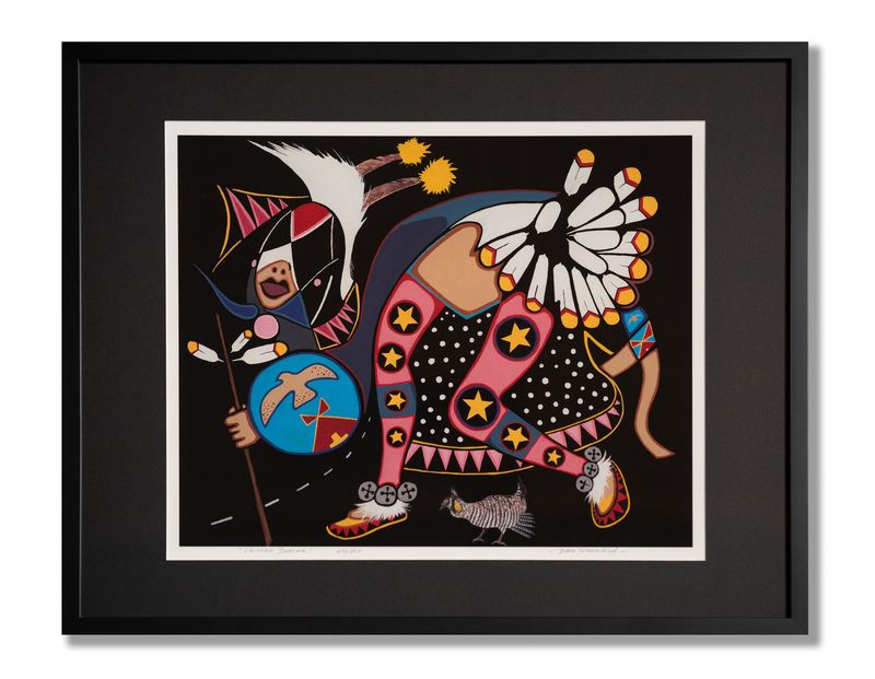 Framed Limited Print Chicken Dancer