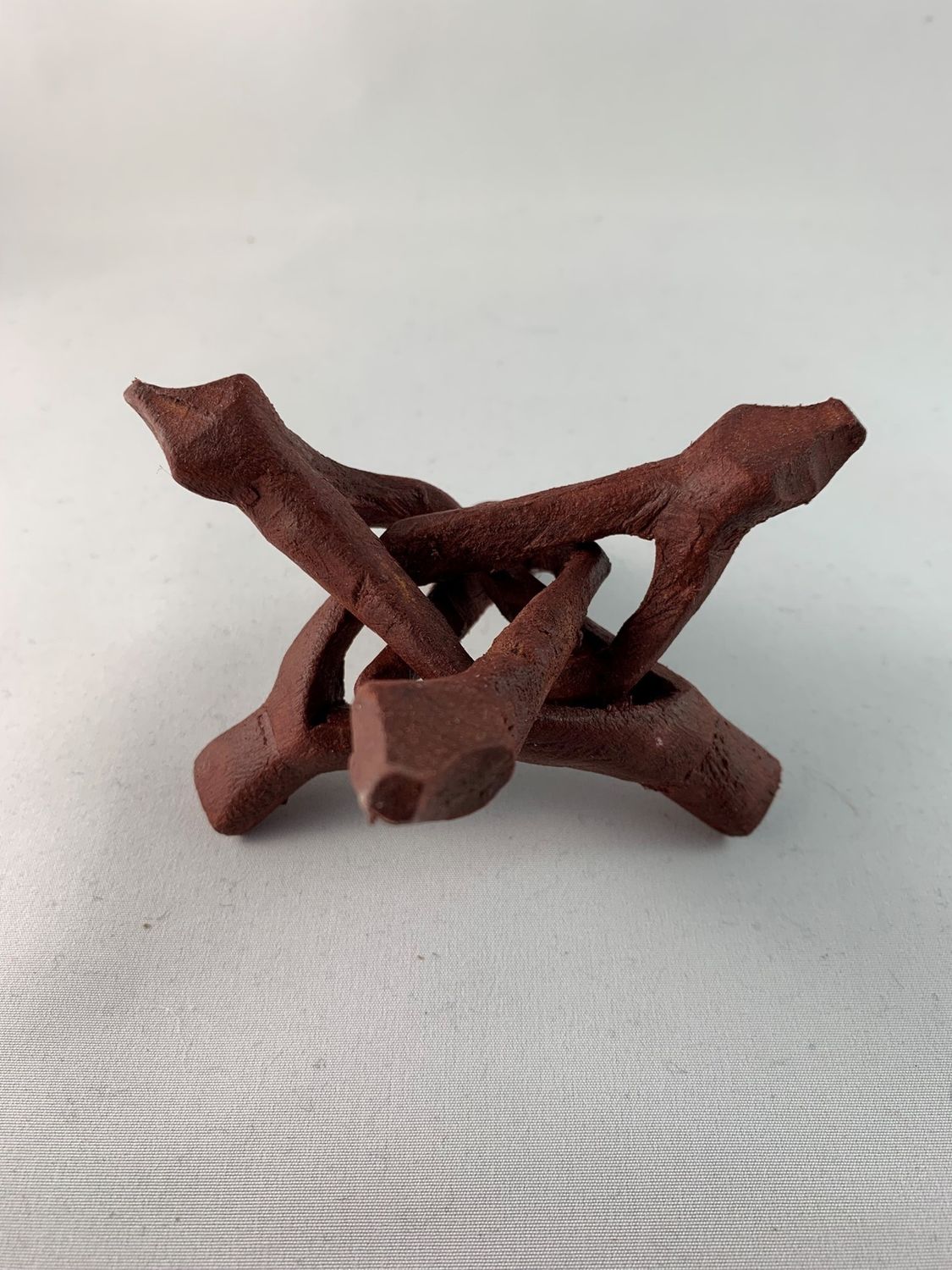 Wooden Abalone Shell Stand - 4 Inches