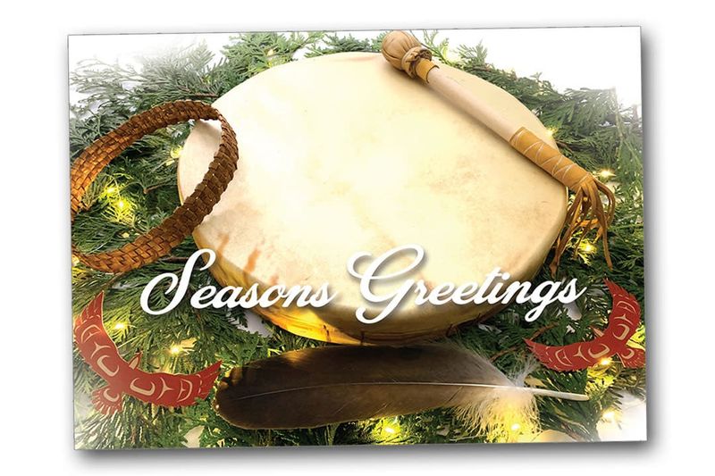 Christmas Card - Seasons Greetings (8 cards)