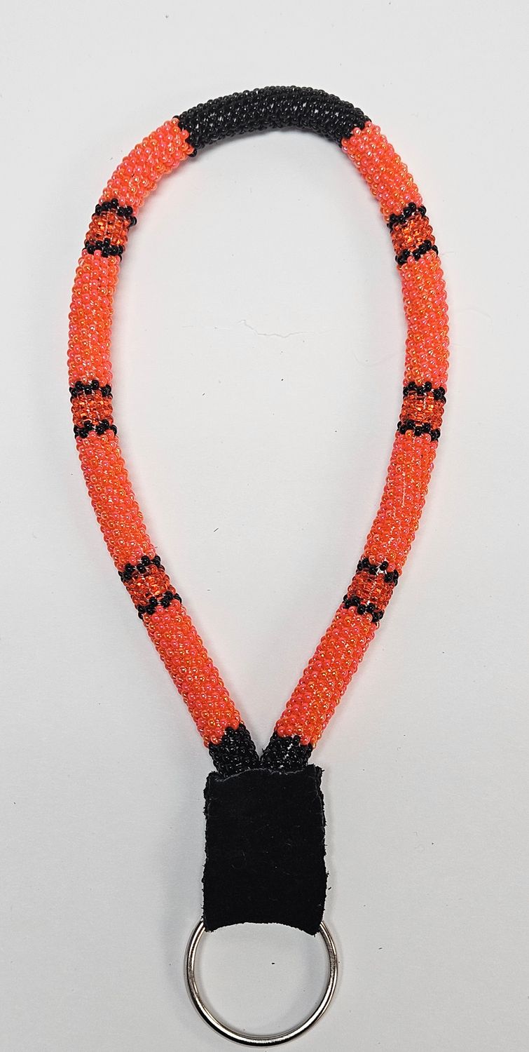 Beaded Wristlet (Pearl Orange, Crystal Orange and Black)