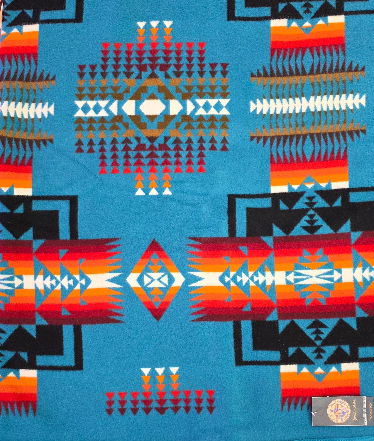 Pendleton Chief Joseph Jacquard Robe Turquoise