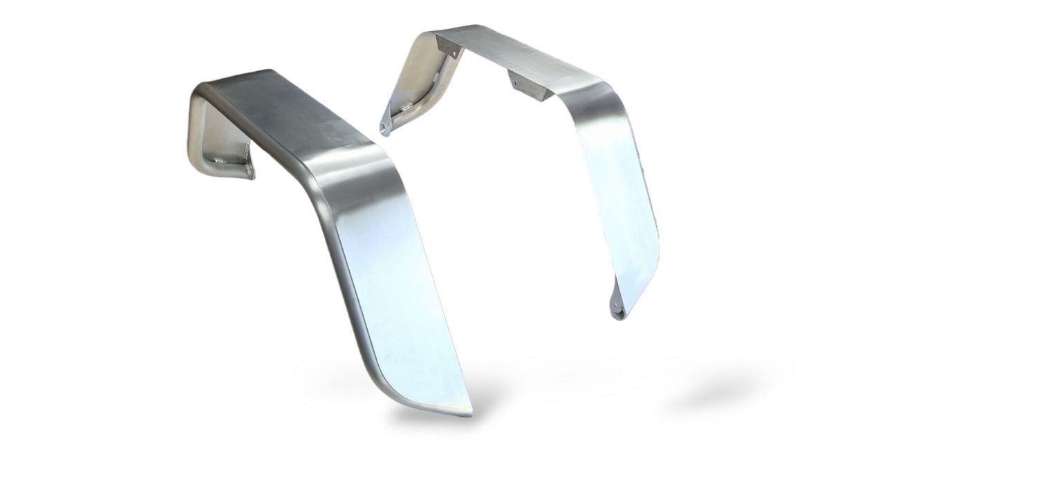 Aluminium Rear Tube Fenders for Jeep TJ- 170mm Full Coverage Flare