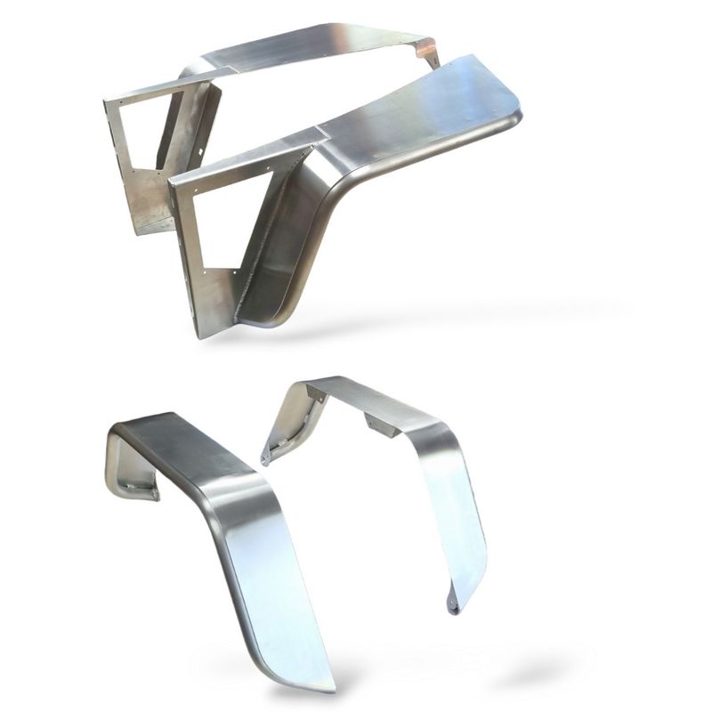 Aluminium Tube Fender Flare Package for jeep TJ. (Stock Height)