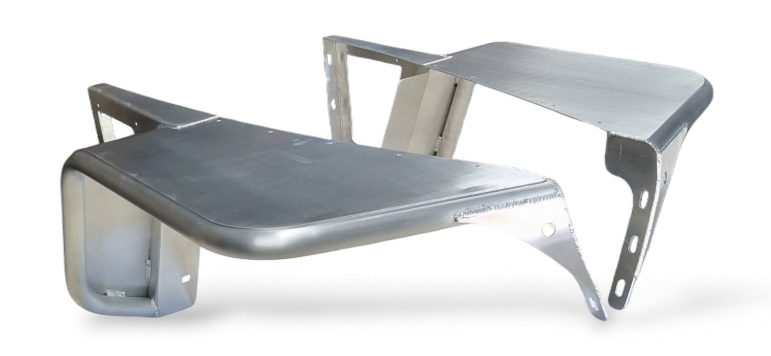 Aluminium Front Tube Fenders for Jeep TJ- 170mm Full Coverage Flare (Stock Height)
