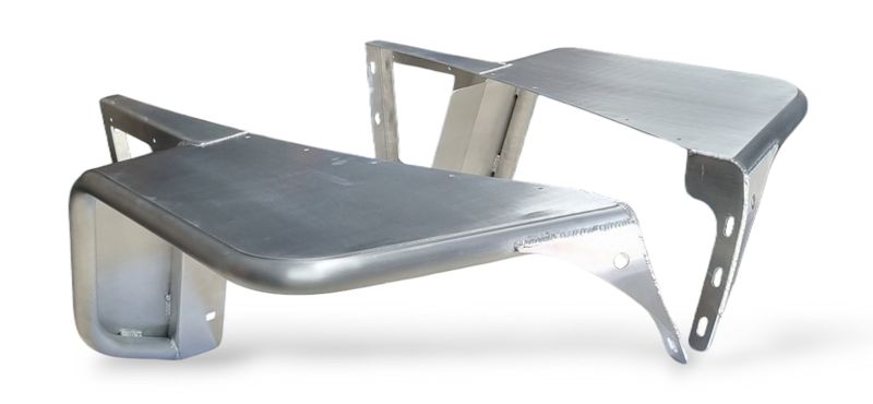 Aluminium Front Tube Fenders for Jeep TJ- 170mm Full Coverage Flare (Stock Height)