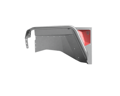 Aluminium High Line Front Fenders Package (170mm High Clearance Flare) for Jeep TJ