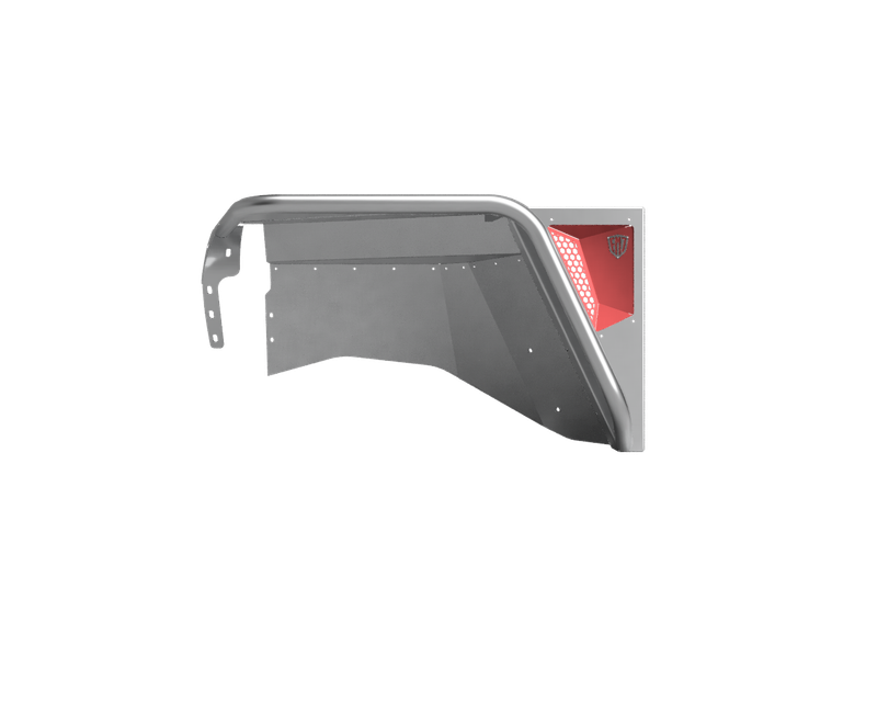 Aluminium High Line Front Fenders (170mm Full Coverage Flare) for Jeep TJ