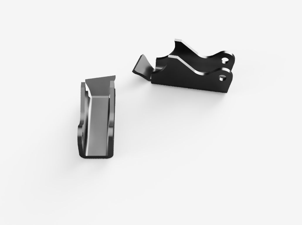 Heavy Duty Rear Axle Shock Mounts For Jeep TJ