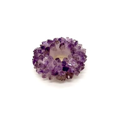 Amethyst Point Candle Holder