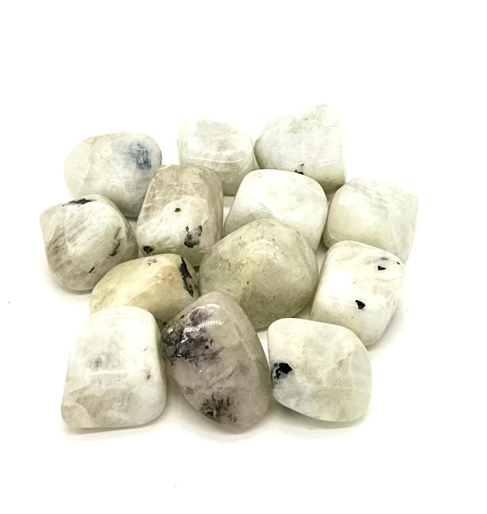 Rainbow Moonstone Tumble Stone