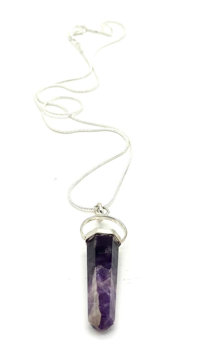 Amethyst Pendant with 18&quot; Necklace