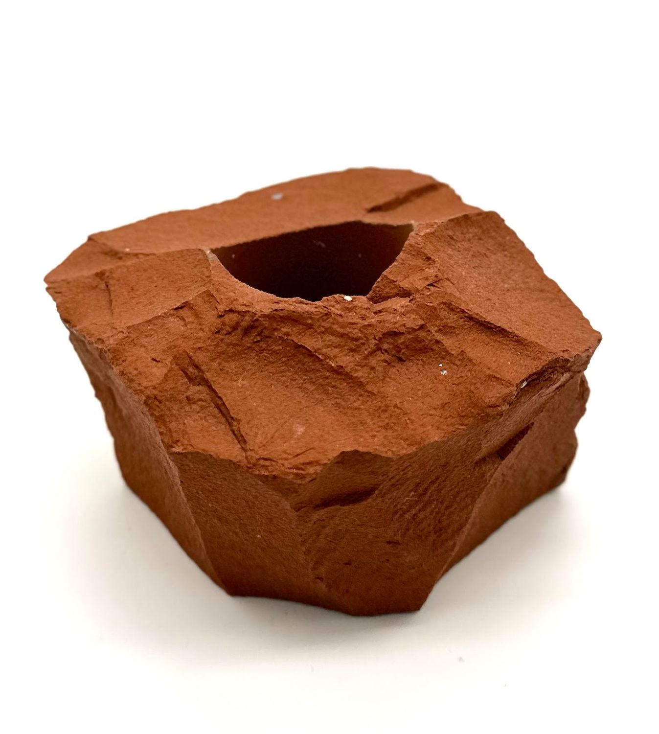 Red Jasper Tealight Candle Holder II