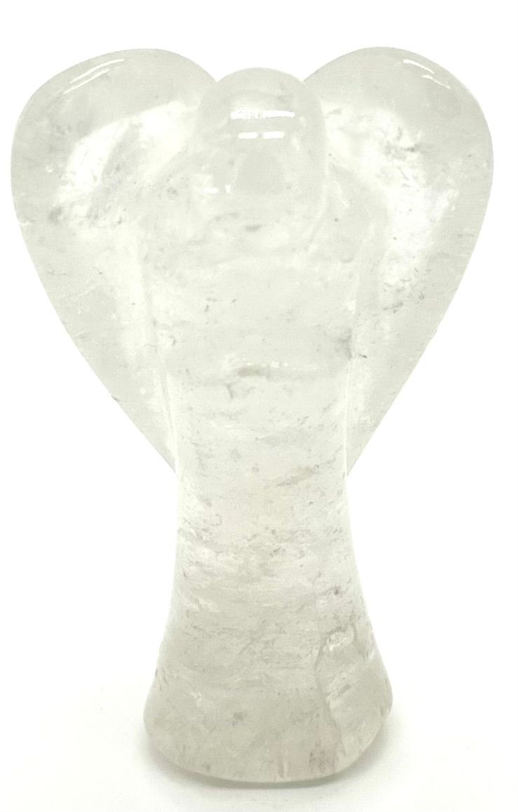 Clear Quartz Crystal Angel 4&quot; Tall