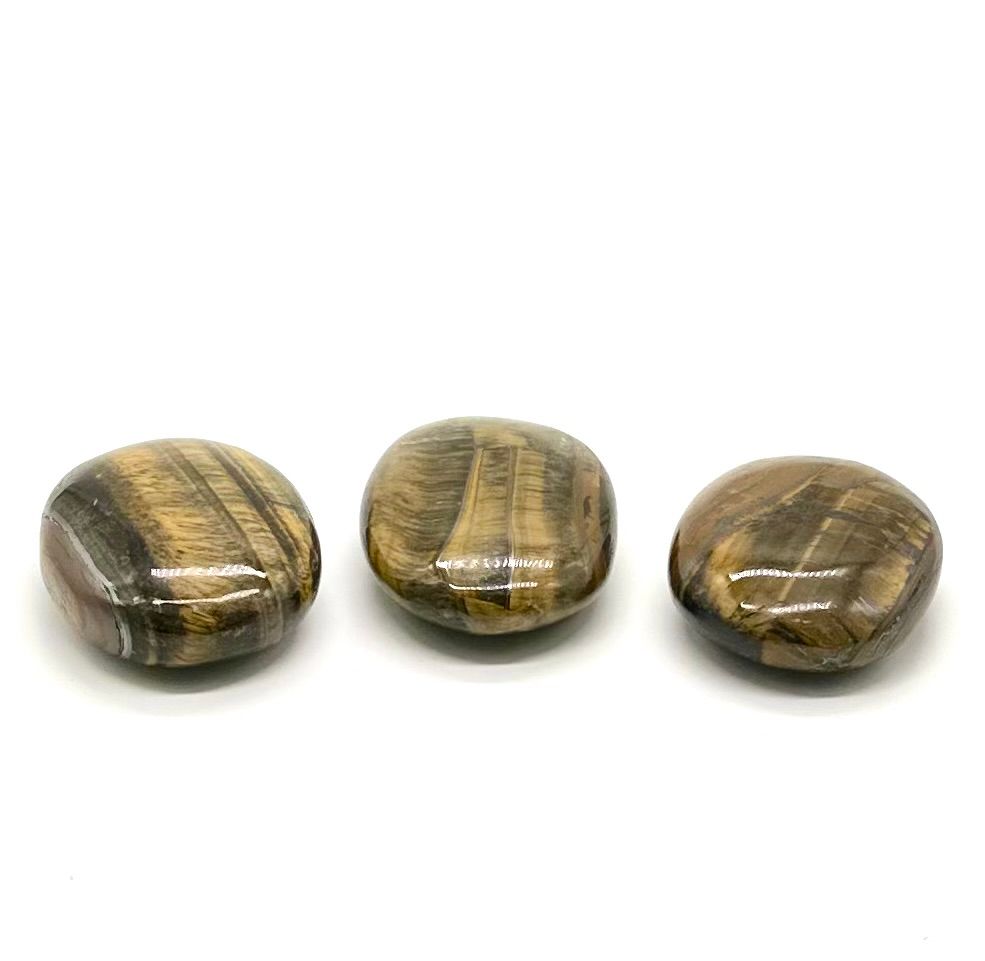 Tiger Eye Palm Stone