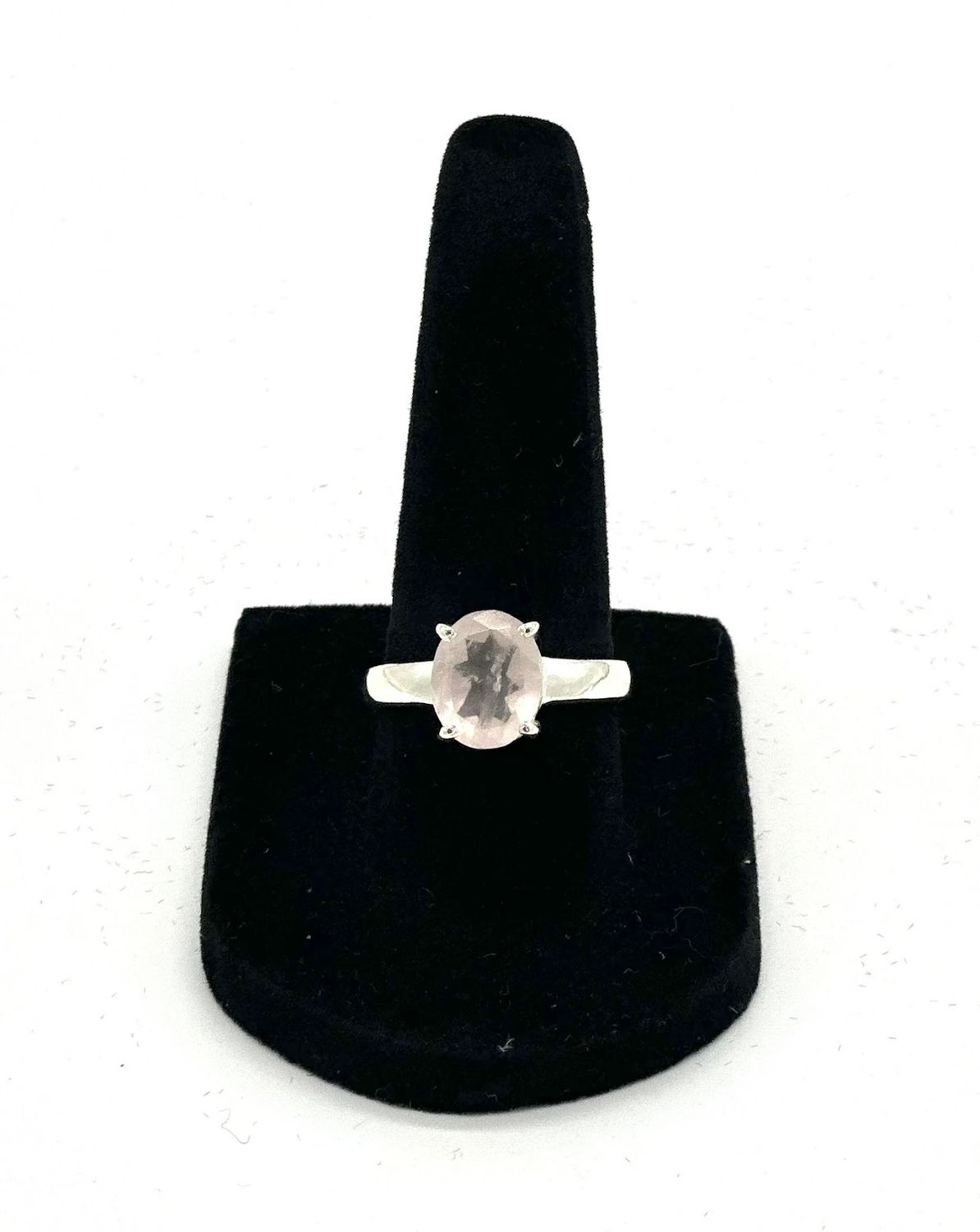 925 Sterling Silver Ring | Rose Quartz