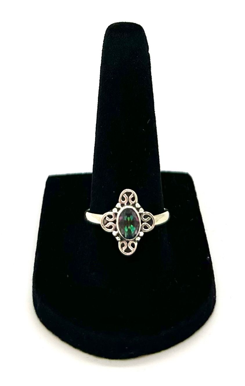 925 Sterling Silver | Multicolored Mystic Quartz