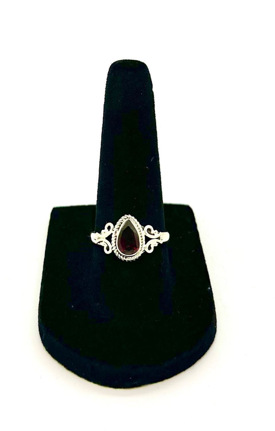 925 Sterling Silver | Garnet Ring