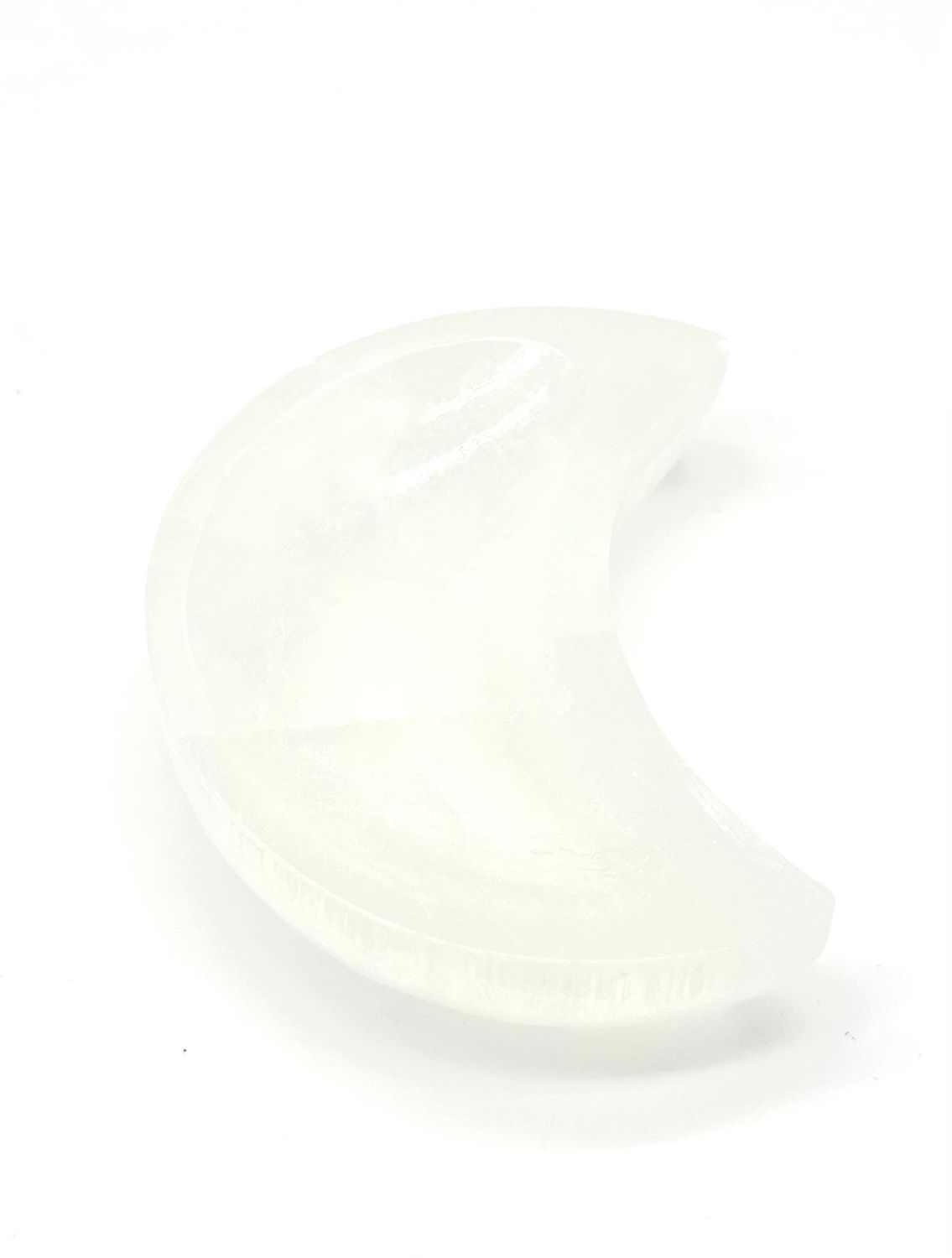 Selenite Moon Bowl