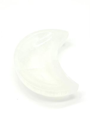 Selenite Moon Bowl