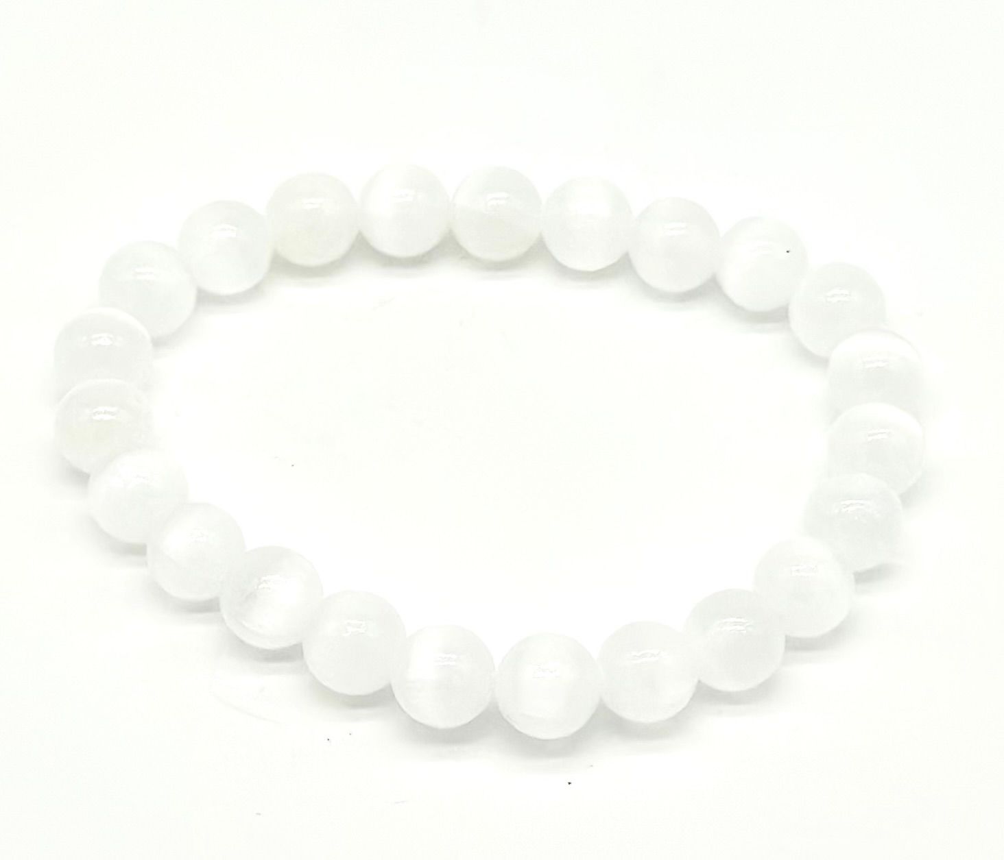 Selenite 8mm Bracelet