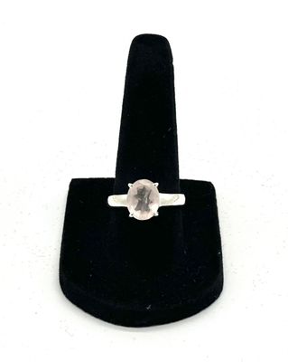925 Sterling Silver Ring | Rose Quartz. Size 7