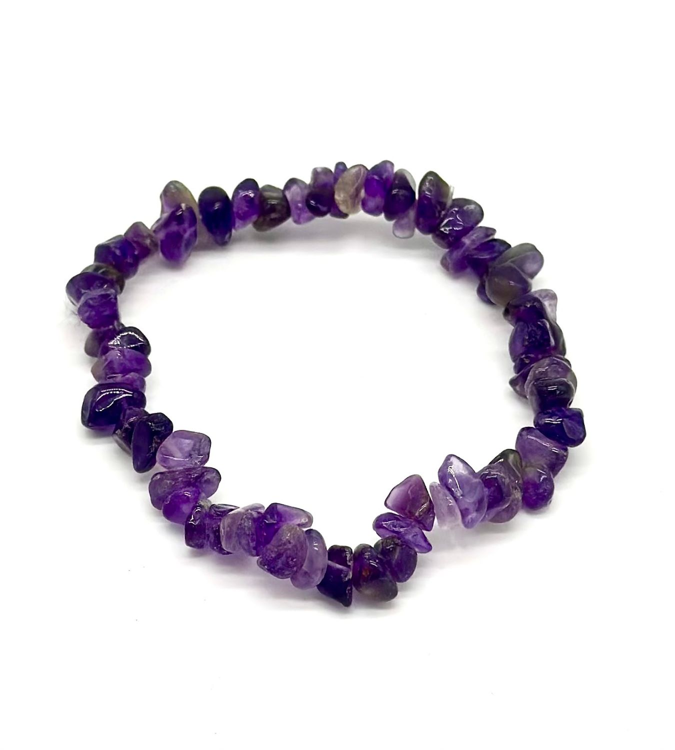 Amethyst Chip Bracelet