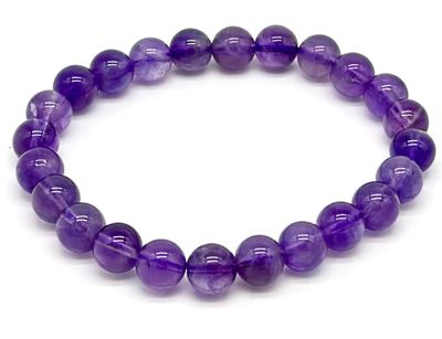 Amethyst 6mm Bracelet