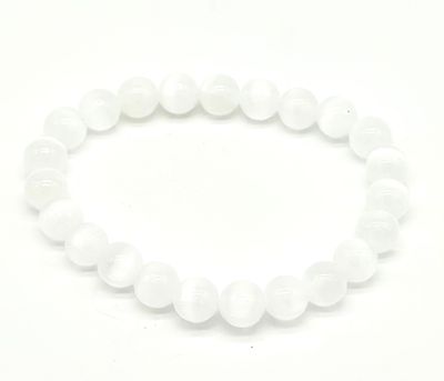 Selenite 8mm Bracelet