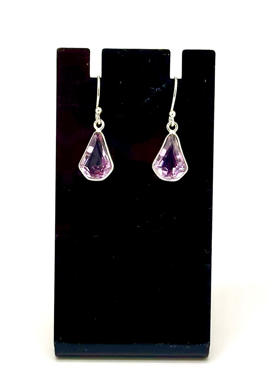 925 Sterling Silver Amethyst Earrings