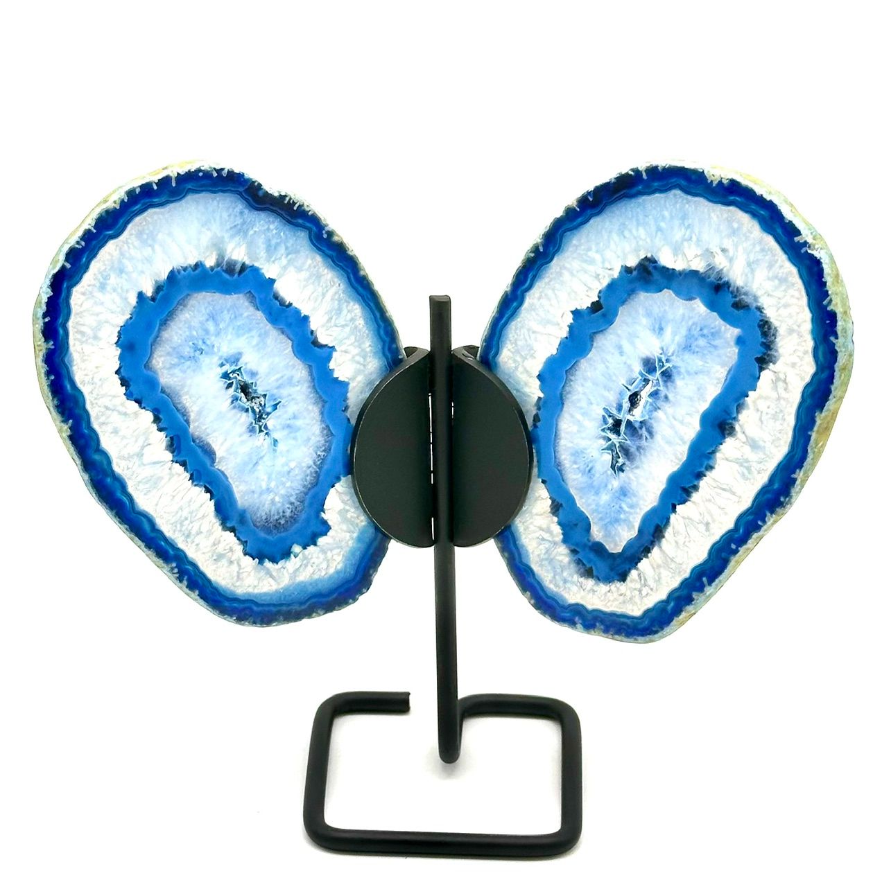 Blue Agate Butterfly