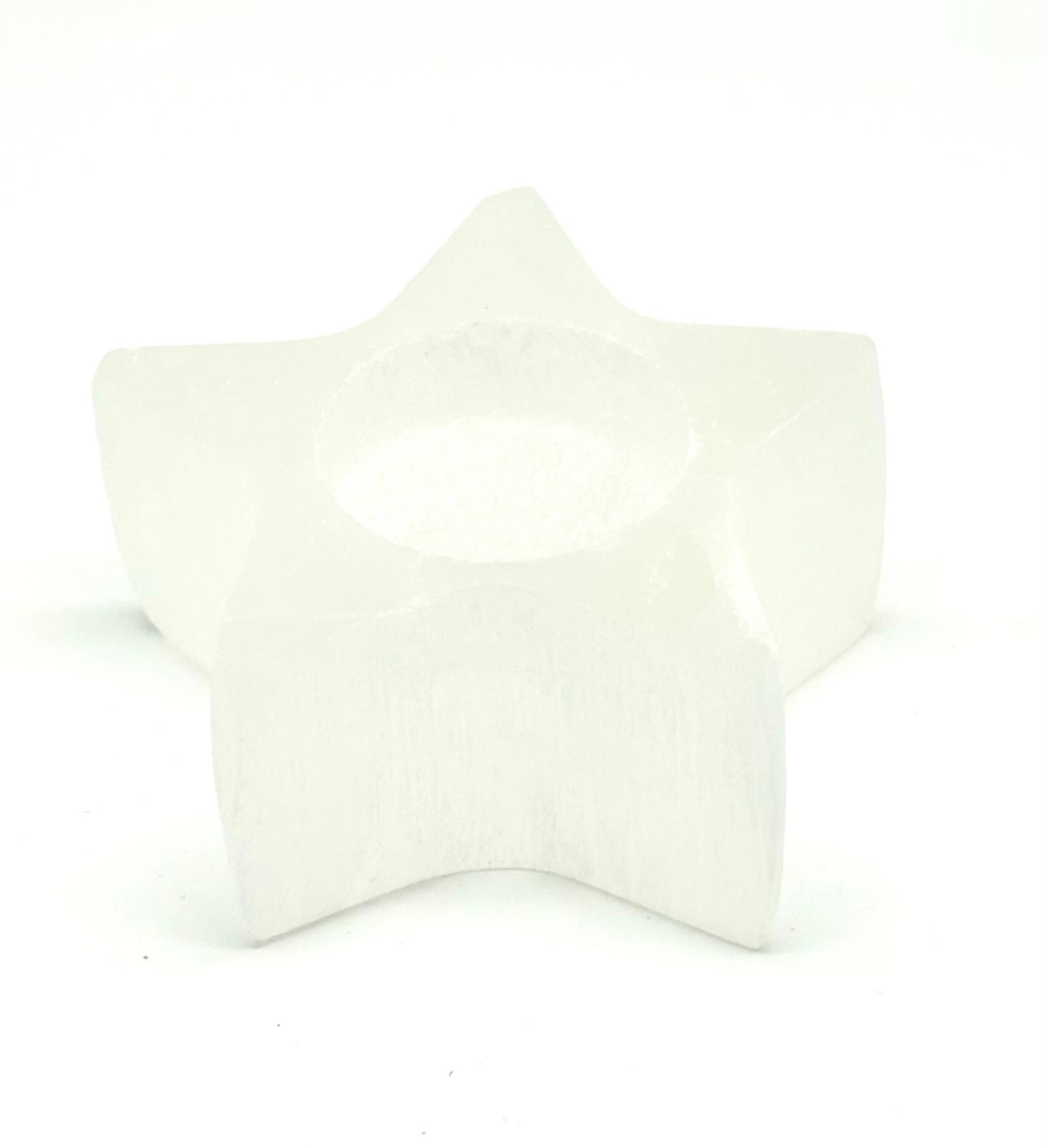 Selenite Star Tea Light Candle