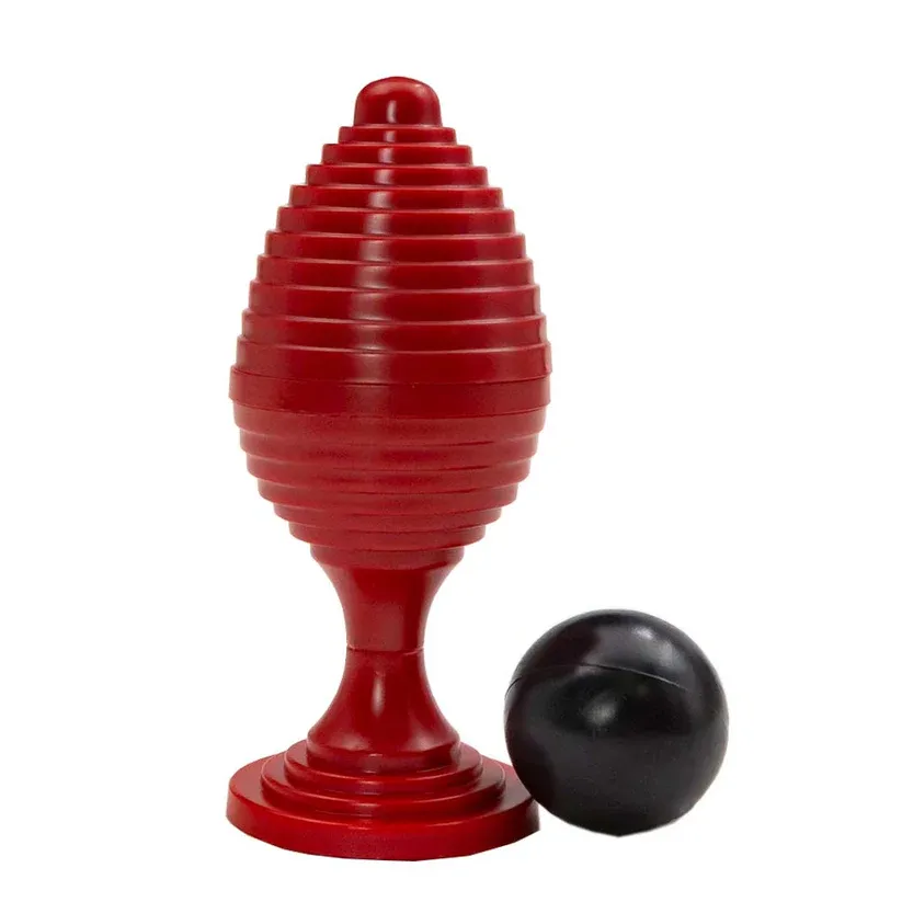 Magic Ball &amp; Vase with Extra Black Ball Trick by Magic Makers Inc