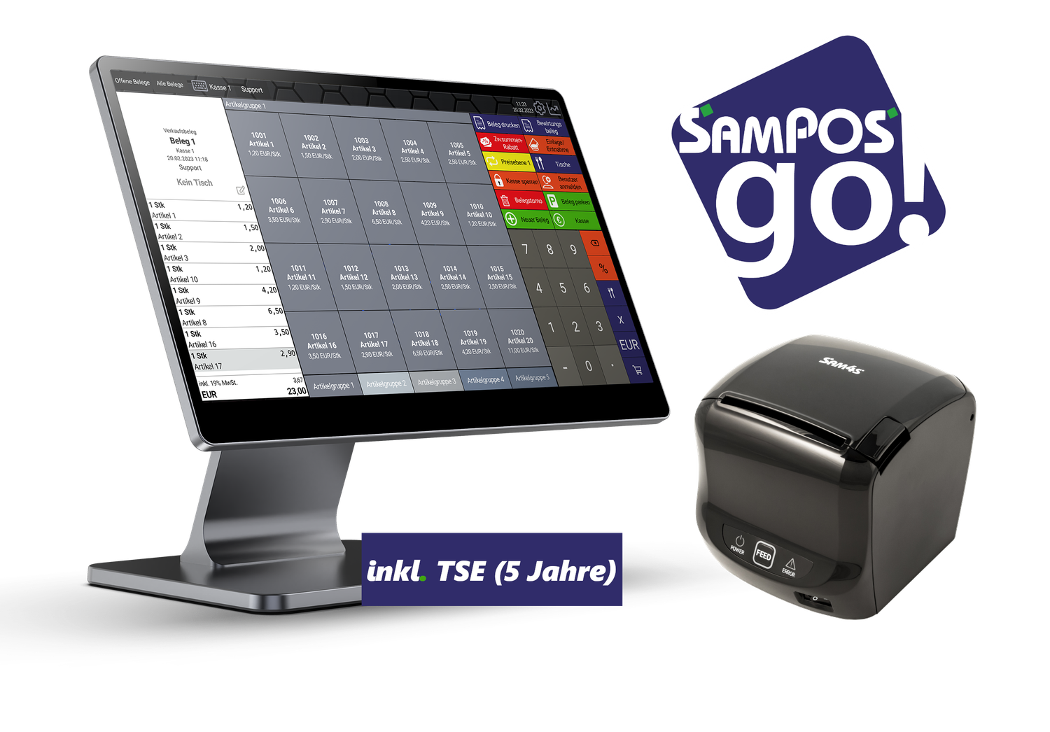 SAMPOS Go! XL Bundel inkl. TSE