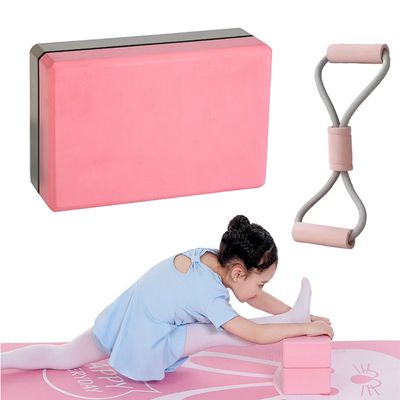 EVA Yoga Blocks Set and Resistance Training Band