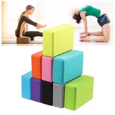 Colored EVA Non-Slip Yoga Block for Exercises and Stretches