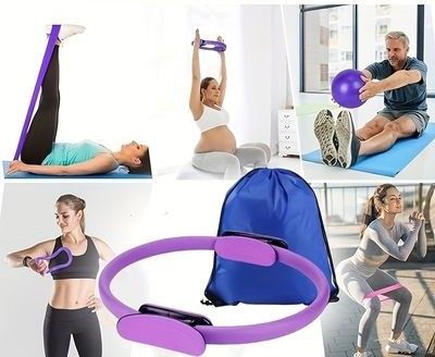 Purple Pilates and Yoga Equipment Set - 13 Pieces