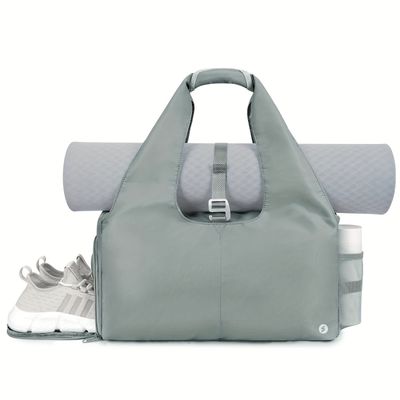 Versatile Yoga Bag with Adjustable Mat Holder and Multiple Pockets