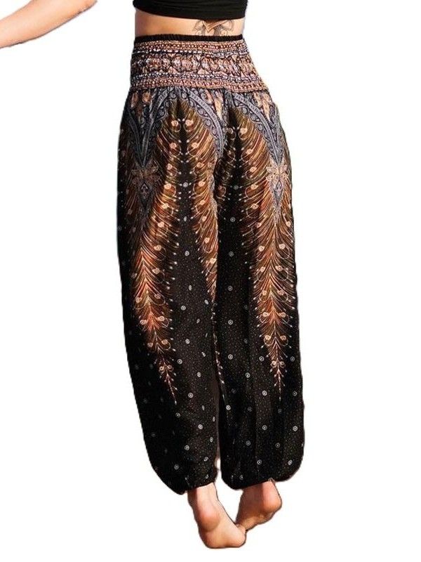 Women&#39;s Hippie Boho Loose Yoga Pants