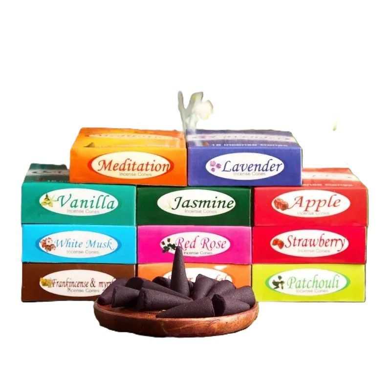 HarmoniaZen Incense Cones – Aromatherapy for Yoga and Meditation