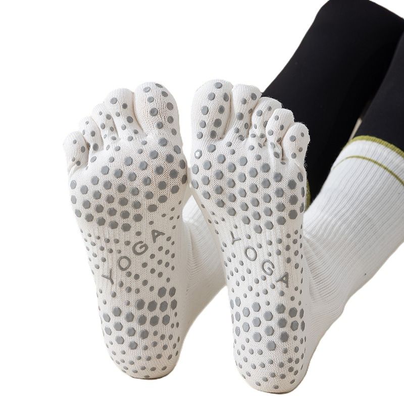 Non-Slip Yoga Socks with Five Toes