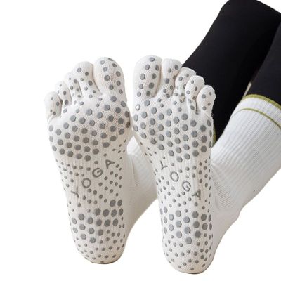 Non-Slip Yoga Socks with Five Toes