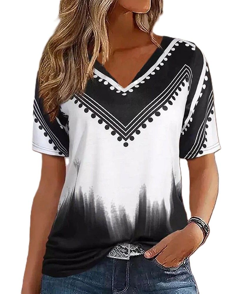 AuraLine Top – Gradient Style with Attitude and Comfort