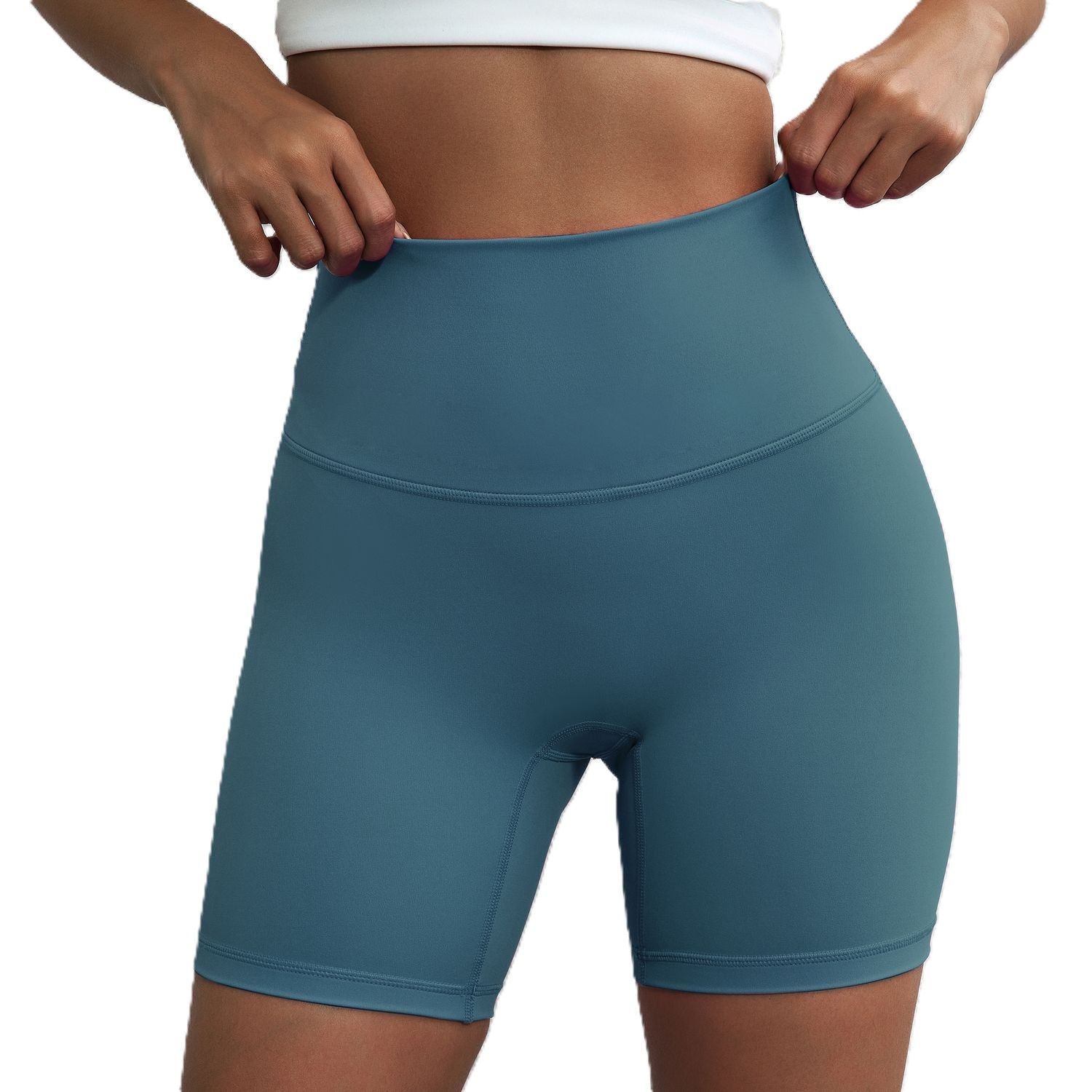 EmpowerFit – High-Waisted Shorts for Yoga, Fitness, and Well-Being