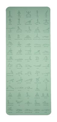 Ananda Pose – Eco-Friendly Yoga Mat with Visual Guidance